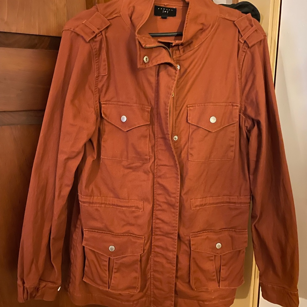 Tinsel burnt orange jacket size medium